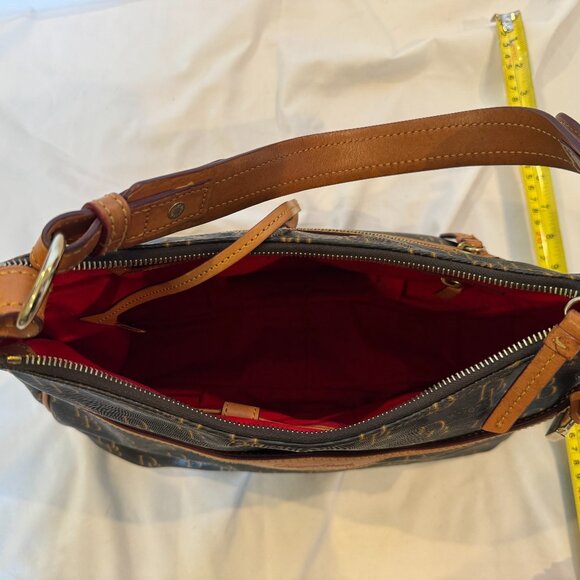 Dooney & Bourke Dark Brown Monogram Purse - Picture 9 of 10